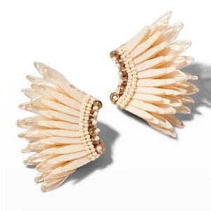 Mignonne Gavigan Cream Wing Earrings